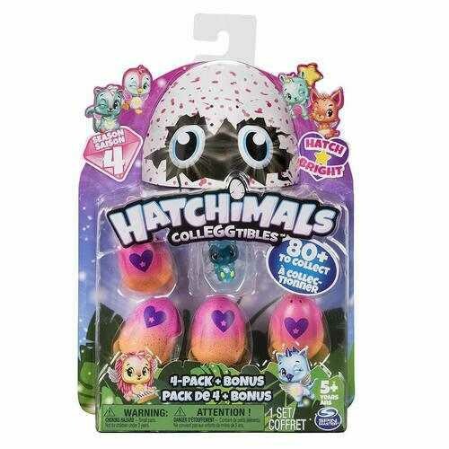 Hatchimals Egg Colleggtibles 4 Pack Bonus Pack S4