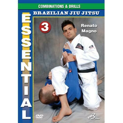 Essential Brazilian Jiu Jitsu #3 Combinations fighting DVD Renato Magno
