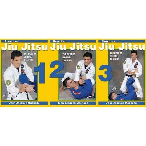 3 DVD SET Brazilian Jiu Jitsu Best On-Line Training secrets Jean Jacques Machado