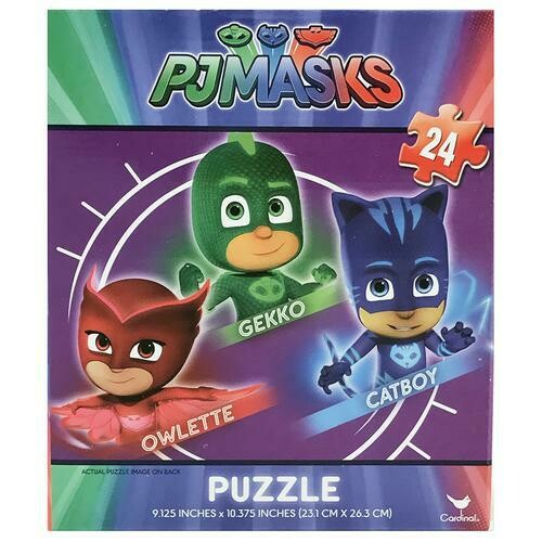 PJ Masks 24 - Piece Puzzle - Owlette Gekko and Catboy