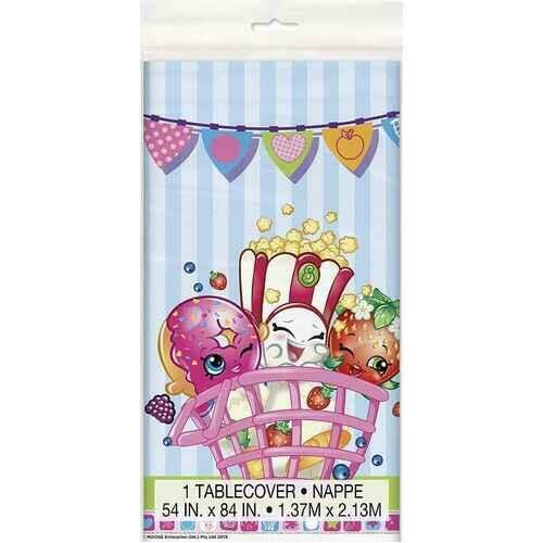 Shopkins Plastic Table Cover