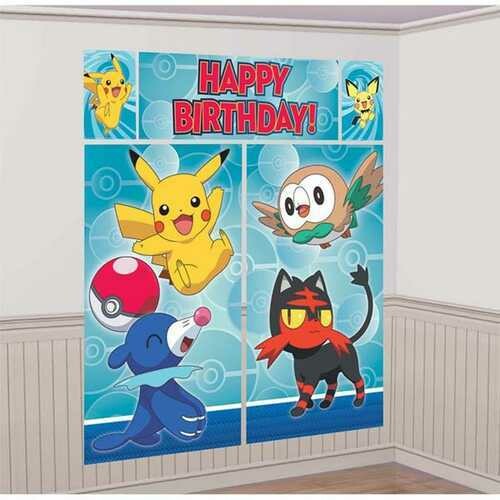 Pokemon Scene Setters Wall Decorating Kit