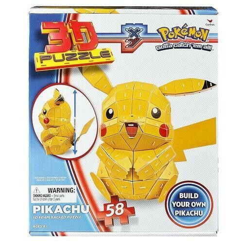 Pokemon Pikachu 3D Foam Backed Puzzle