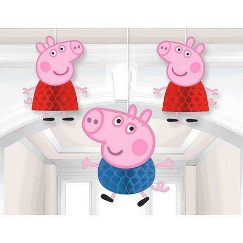 Peppa Pig Honeycomb Decorations