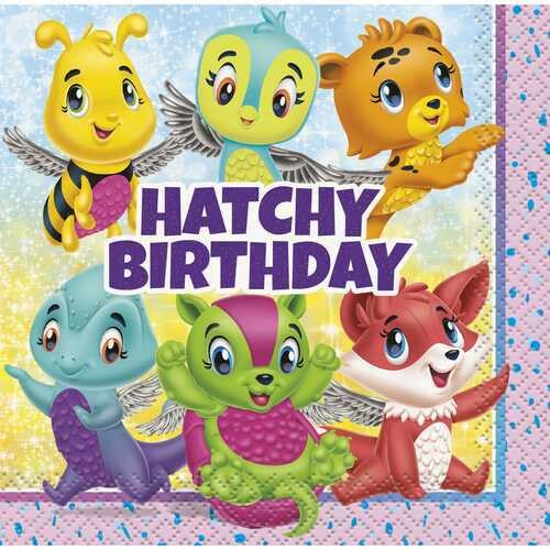 Hatchimals Beverage Napkins [16 Per pack]