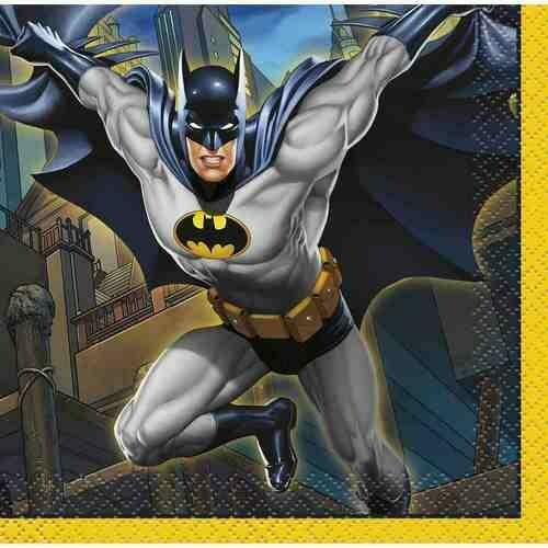 Batman Beverage Napkins [16 Per Pack]