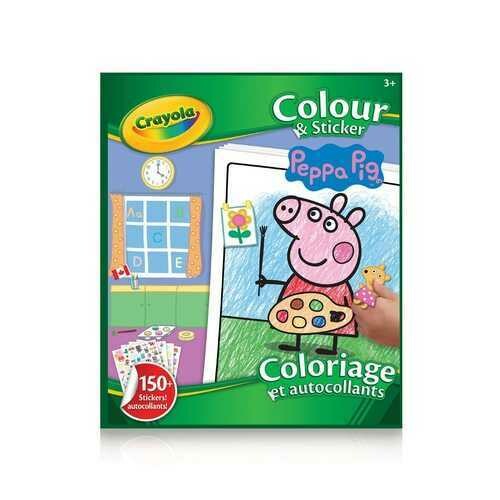 Crayola - Color &amp; Sticker Book Peppa Pig