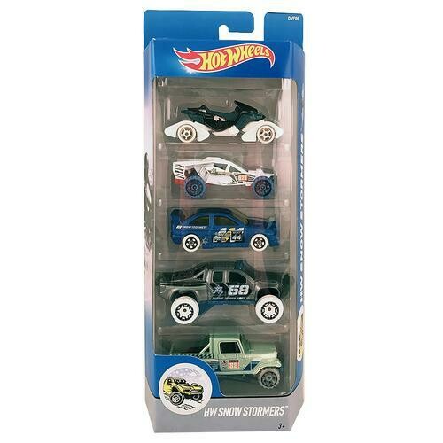 Hot Wheels HW Snow Stormers Die Cast Cars - 5 pack