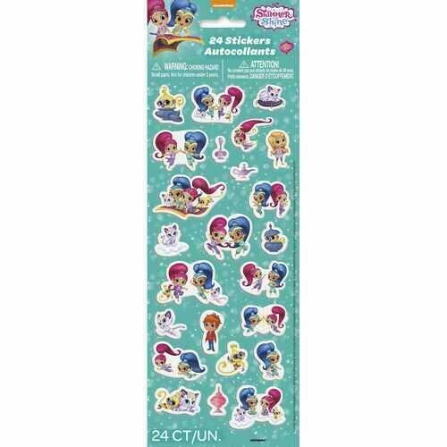 Shimmer and Shine Sticker Sheets [4 per Pack]
