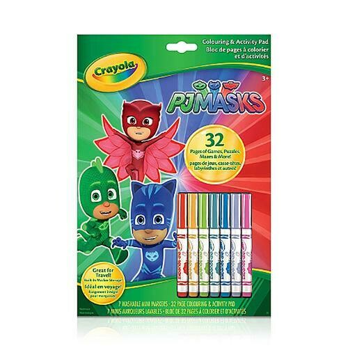 Crayola Colouring &amp; Activity Book PJ Masks