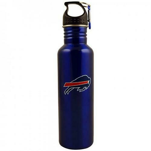 NFL Buffalo Bills Stainless Steel Blue Water Bottle - 26 oz (770 ml)