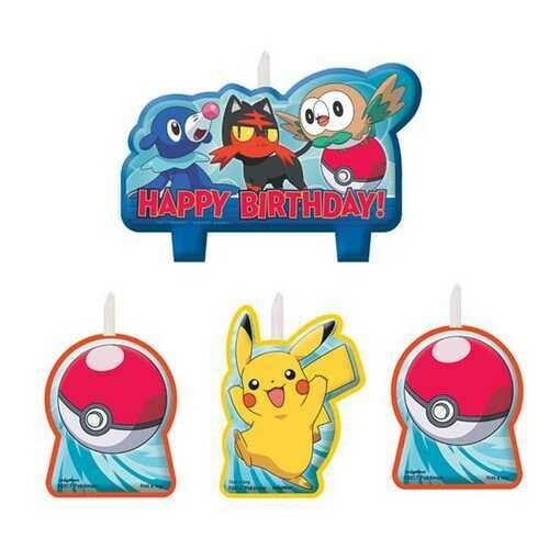 Pokemon Birthday Candle Set