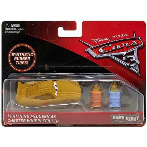 Cars Demo Derby Die-Cast - Lightning McQueen as Chester Whipplefilter