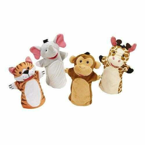 Melissa &amp; Doug Zoo Friends Hand Puppets
