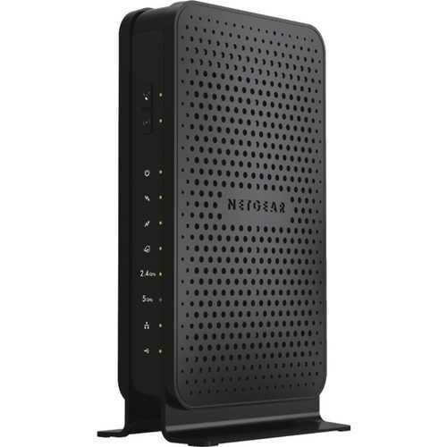 Netgear C3700 IEEE 802.11n Cable Modem/Wireless Router - 2.40 GHz ISM Band - 5 GHz UNII Band - 300 Mbps Wireless Speed - 2 x Network Port - USB - Gigabit Ethernet Desktop