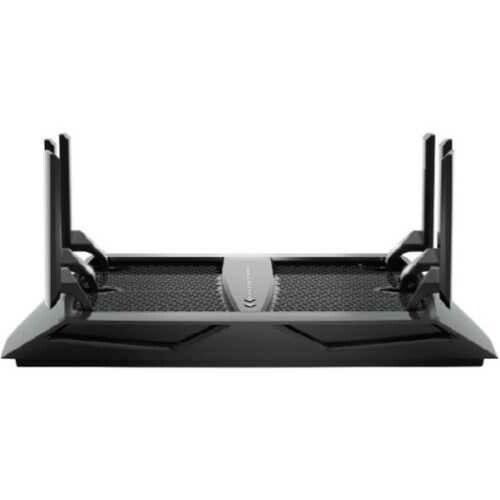 Netgear Nighthawk X6 R8000 IEEE 802.11ac Ethernet Wireless Router - 2.40 GHz ISM Band - 5 GHz UNII Band - 6 x Antenna(6 x External) - 400 MB/s Wireless Speed - 4 x Network Port - 1 x Broadband Port -