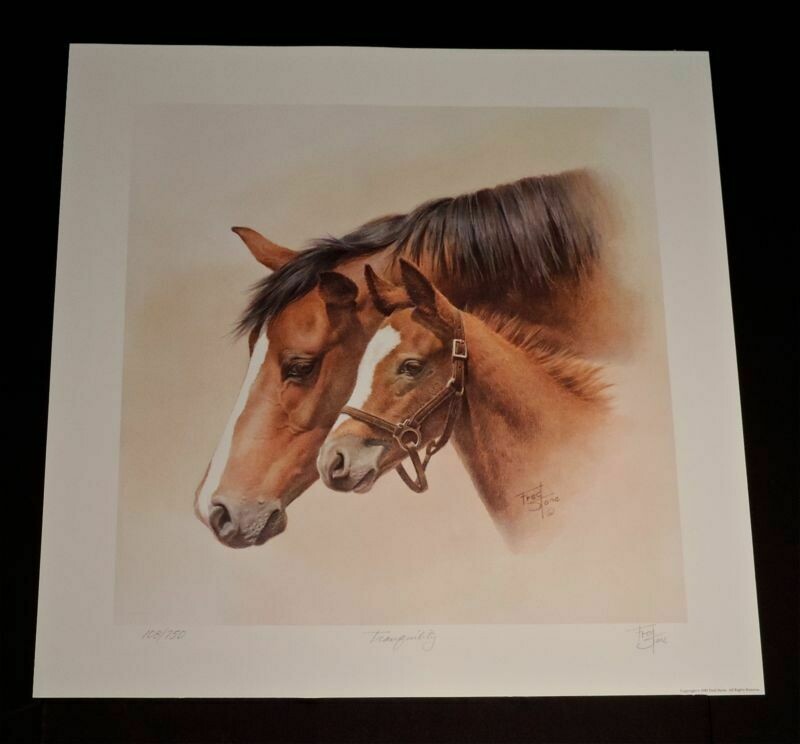 TRANQUILITY FRED STONE LIMITED EDITION PRINT, ORIGINAL SIGNATURE/CERTIFICATE
