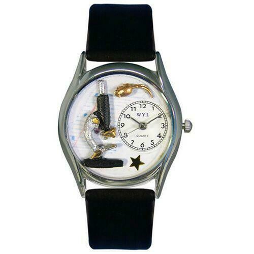 Science Teacher Watch Small Silver Style