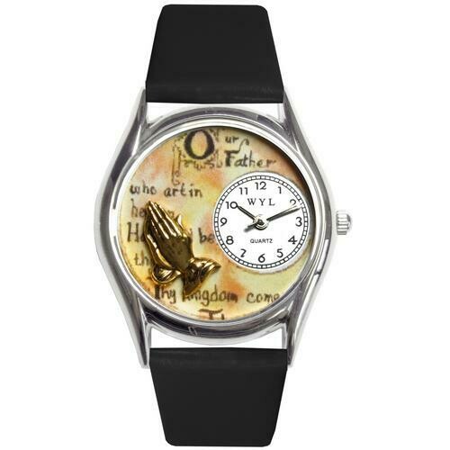 Lord&#39;s Prayer Watch Small Silver Style