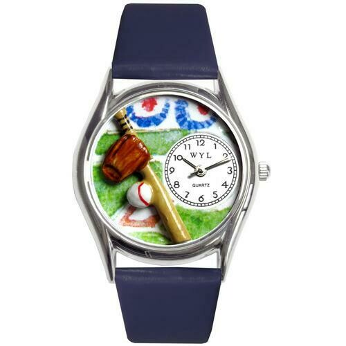Baseball Watch Small Silver Style