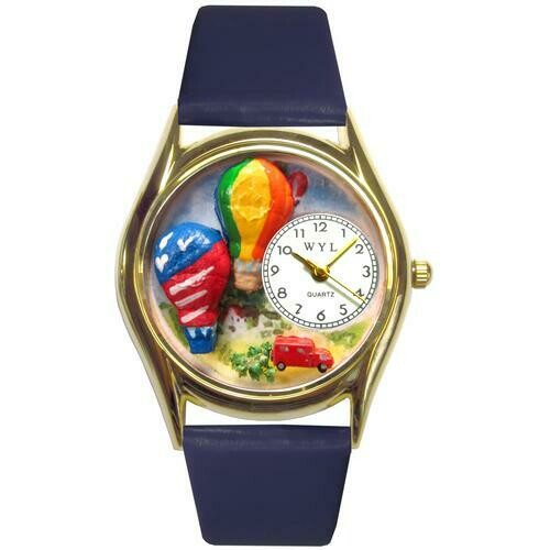 Hot Air Ballons Watch Small Gold Style