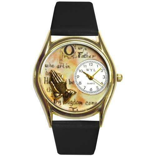 Lord&#39;s Prayer Watch Small Gold Style