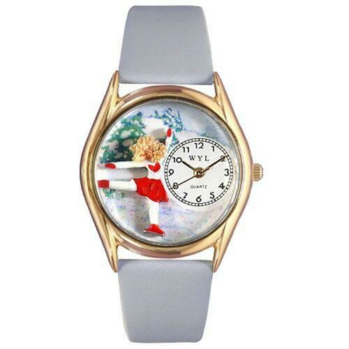 Ice Skating Watch Small Gold Style