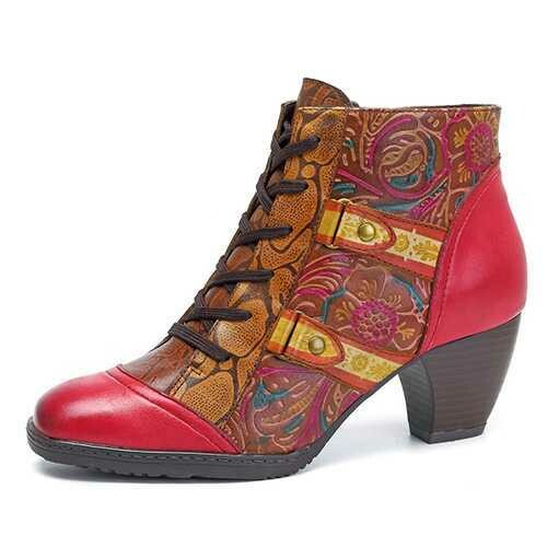 SOCOFY Casual Short Boots For Women