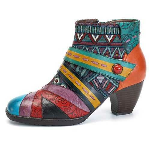SOCOFY Women Genuine Leather Shoes