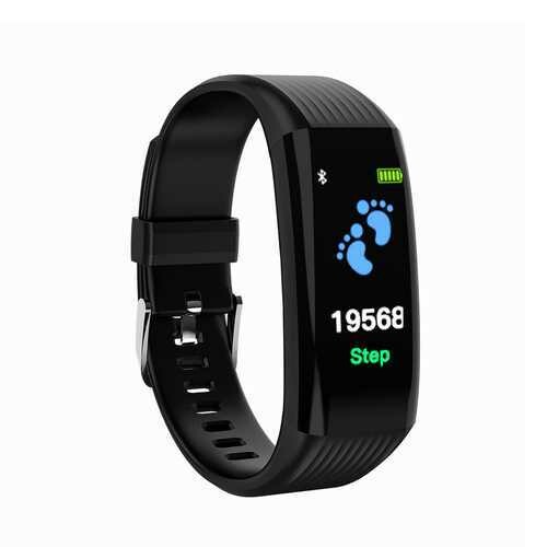 L2B38-B06 Sports Wristband Smart Band Black