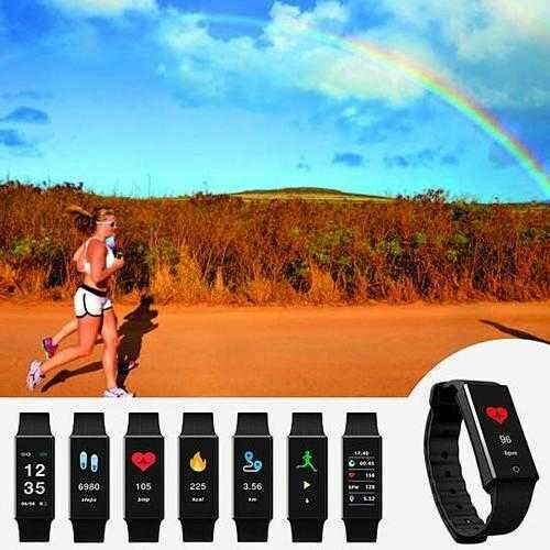 Rainbow OLED Screen Smart Fit Health Monitoring And Activity Tracker Watch