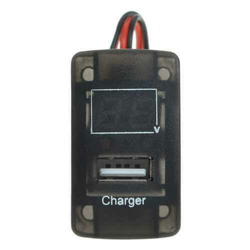 5V 2.1A USB Port Dashboard Voltmeter Phone Charger for Honda