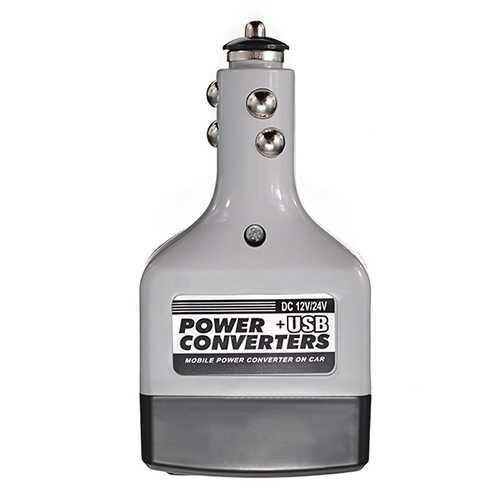 Car Charger Power Inverter Converter USB Outlet DC 12V 24V to AC 220V