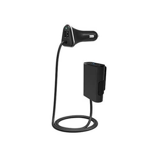 Awei 4 USB 1.8m Long Cable 9.4A Quick Car Charger For iPhone Samsung Ipad PC Tablet DVR