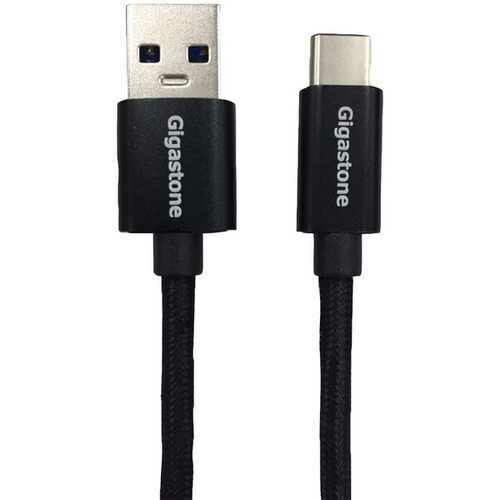 Gigastone GS-BC-6800B-R Charge &amp; Sync USB-C to USB 3.1 Cable, 3.9ft
