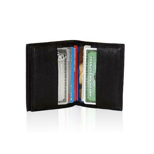 AFONiE RFID-Blocking Leather Card Case Excellent Designer Best Business Card Holder