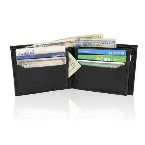 AFONiE RFID-Blocking Genuine Leather Bi-fold