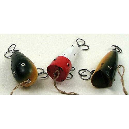 Fishing Lure Ornament Set of 3