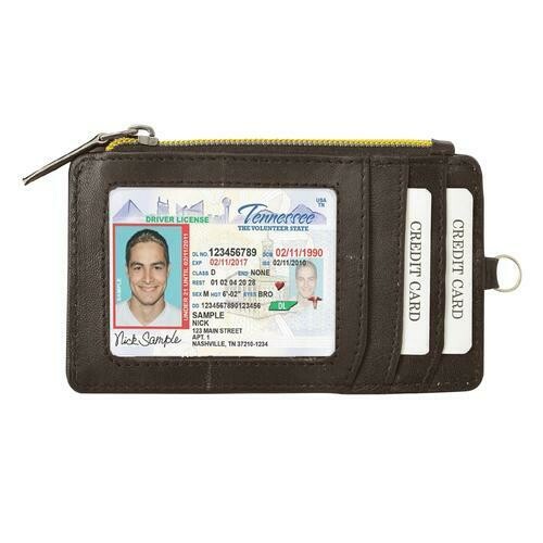 AFONiE RFID- Hang It All Leather wallet-Brown Color