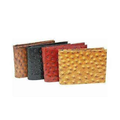 Fashion Ostrich Print Bi-fold Wallet