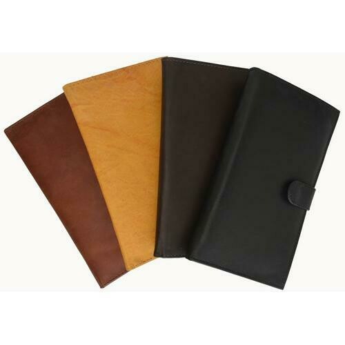 Genuine Leather Bi-fold Long Wallet