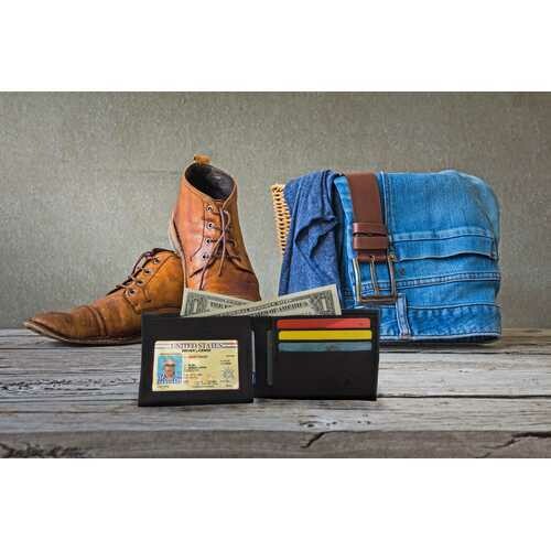 Leather BiFold Wallet For Men