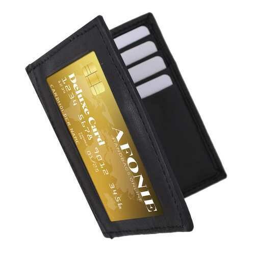 Bifold Credit Card ID Holder RFID Leather Wallet