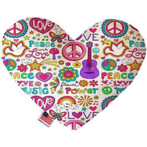 Hippy Love 6 inch Heart Dog Toy