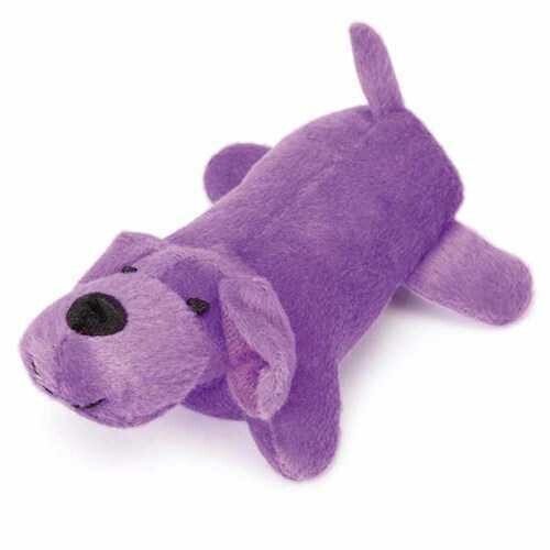 Zanies Neon Yelpers Dog Toy - Purple