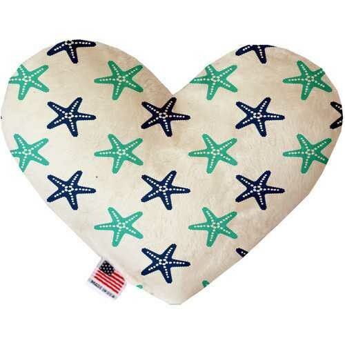 Starfish 6 Inch Heart Dog Toy