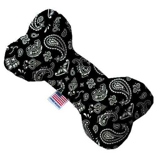 Black Western 6 Inch Bone Dog Toy