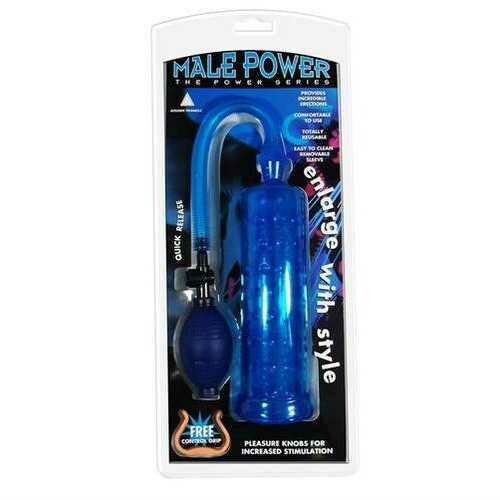 MALE POWER PUMP BLUE