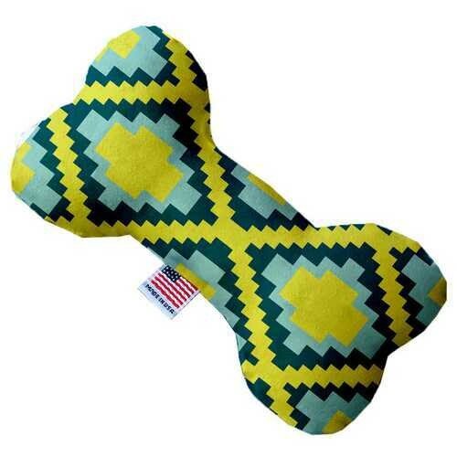 Yellow Southwest 8 inch Bone Dog Toy