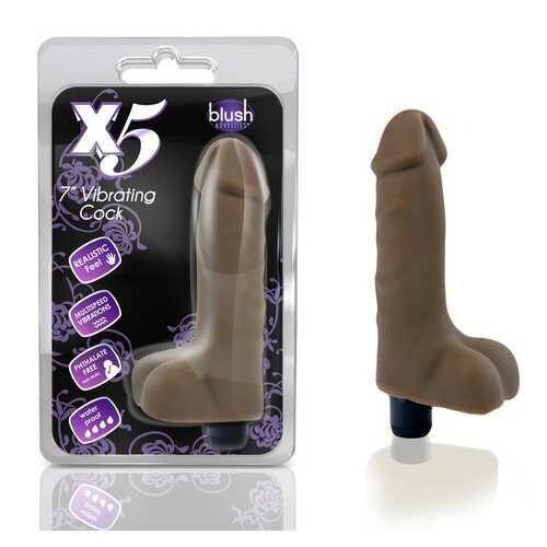X5 7IN VIB. COCK BROWN